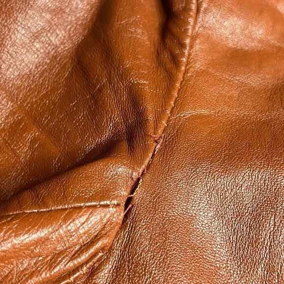 Vintage Genuine Leather Hecho En Mexico Jacket - Picture 5 of 12